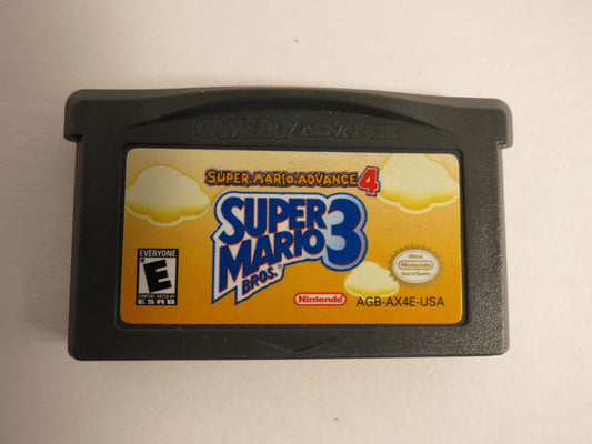 Super Mario Bros. 3 Super Mario Advance 4 Nintendo GBA Gameboy Advance Game