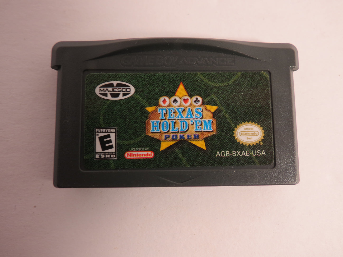 Texas Hold'Em Poker Nintendo GBA Gameboy Advance Game