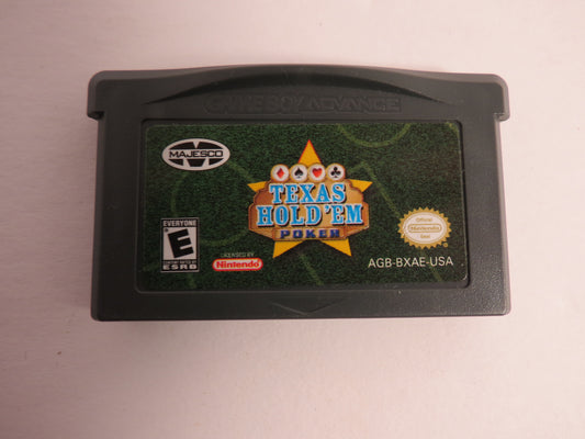 Texas Hold'Em Poker Nintendo GBA Gameboy Advance Game