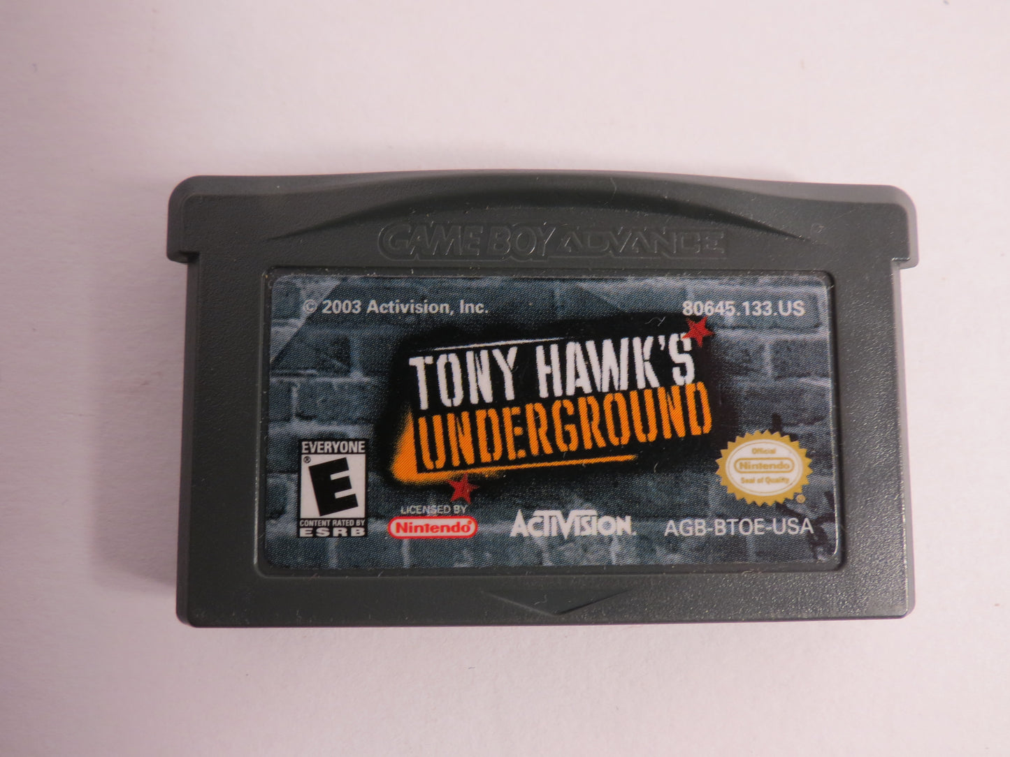Tony Hawk's Underground Nintendo GBA Gameboy Advance Game