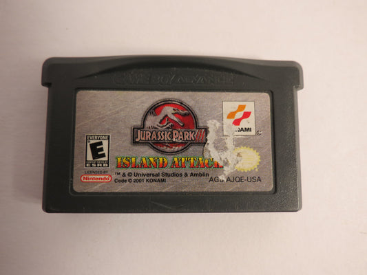 Jurassic Park III Island Attack Nintendo GBA Gameboy Advance Game