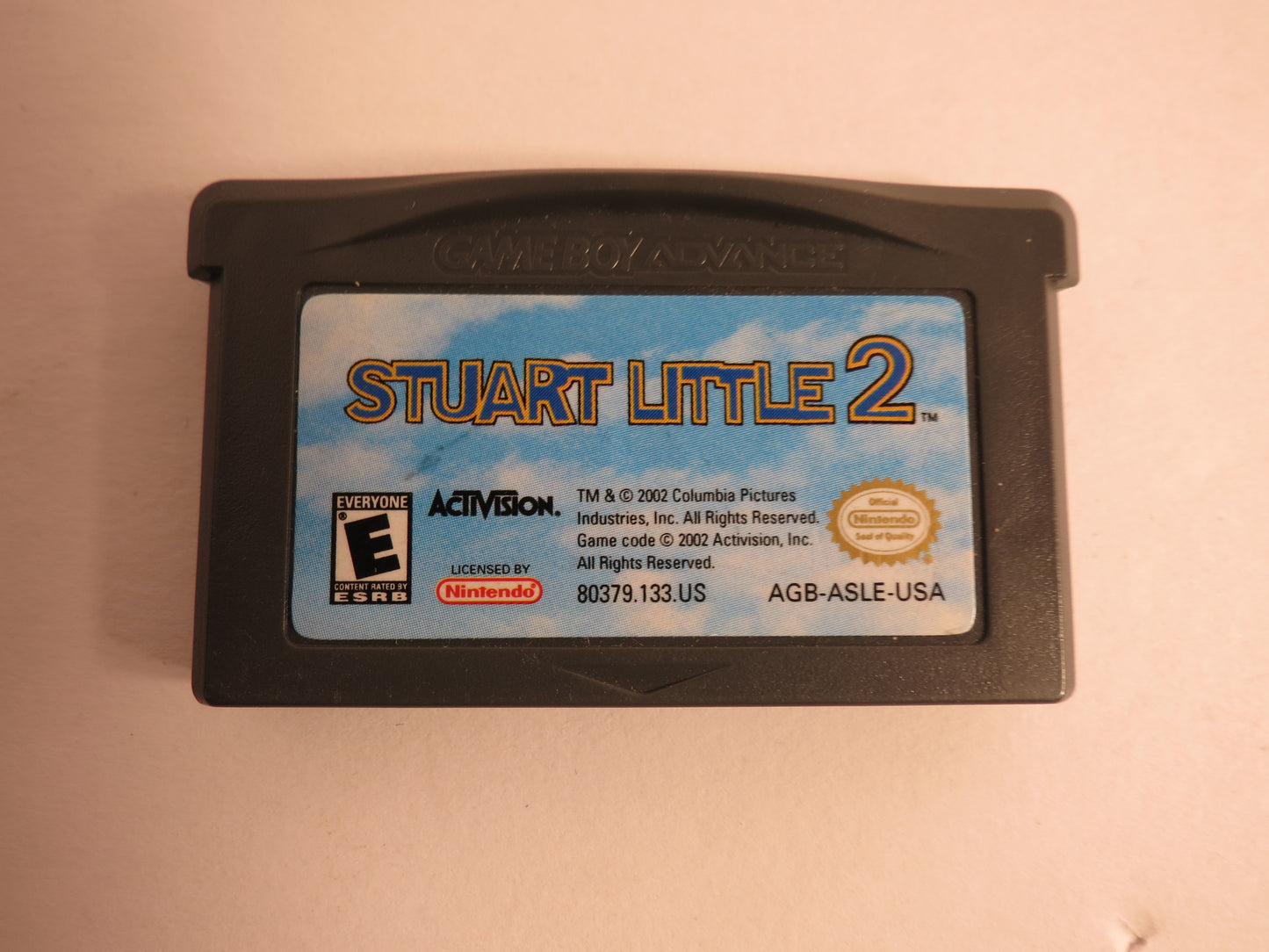 Stuart Little 2 Nintendo GBA Gameboy Advance Game