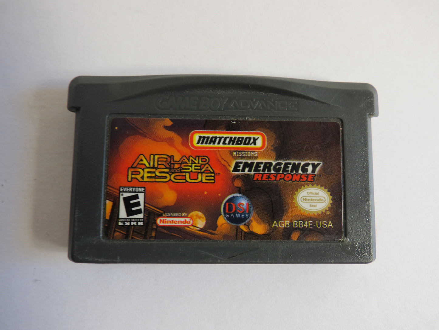 Matchbox Missions Air Land Sea Rescue Emergency Response Nintendo GBA Gameboy Advance Game