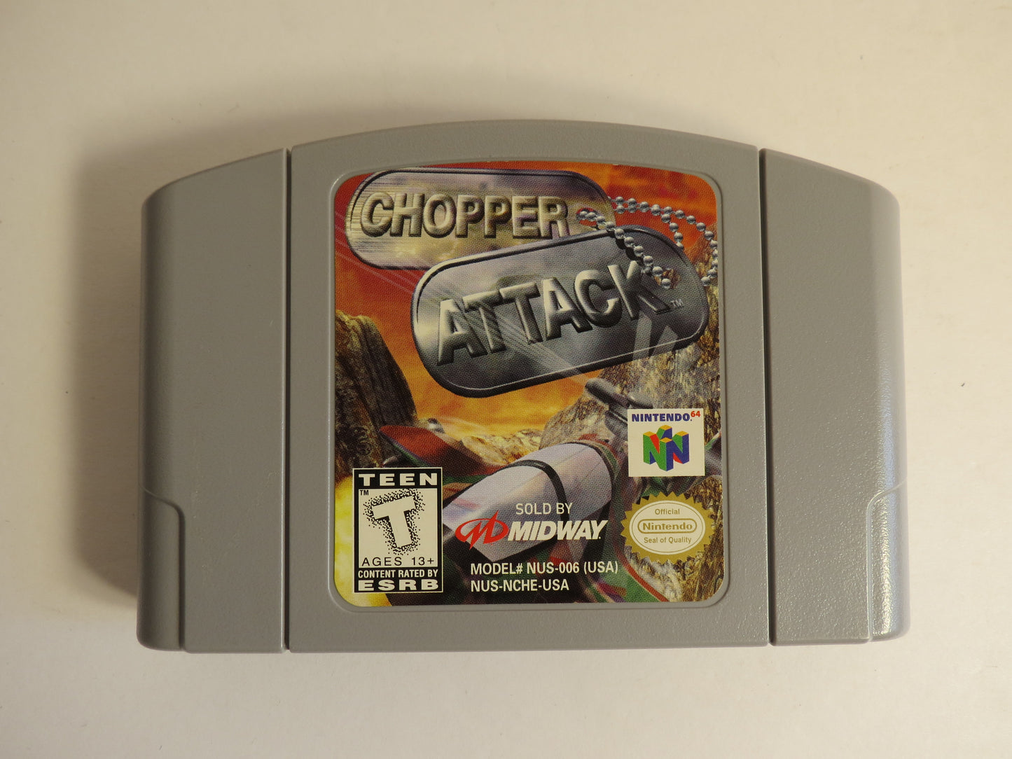 Chopper Attack Nintendo 64 Game N64
