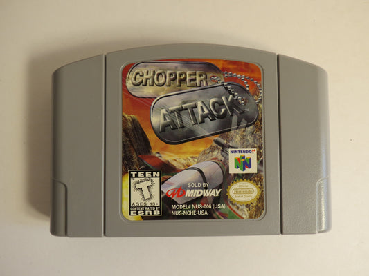 Chopper Attack Nintendo 64 Game N64