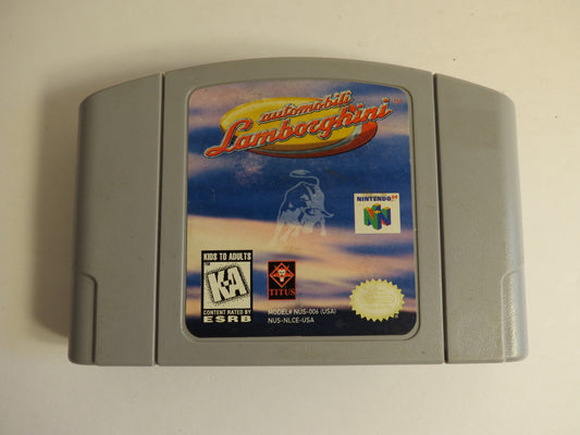 Automobili Lamborghini Nintendo 64 Game N64