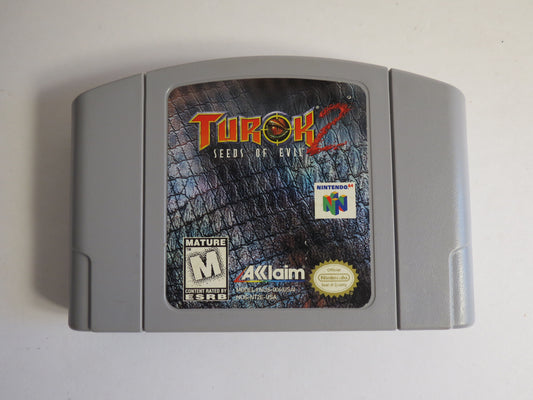 Turok 2 Seeds of Evil Grey Nintendo 64 Game N64