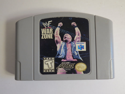 WWF Warzone Nintendo 64 Game N64