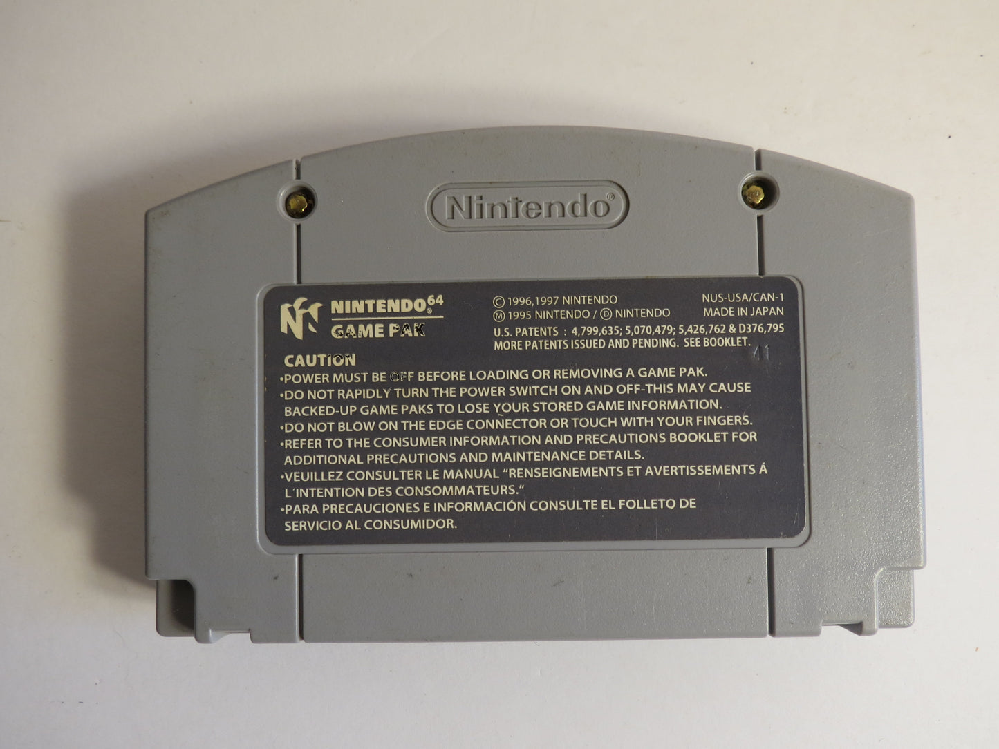 WWF Warzone Nintendo 64 Game N64
