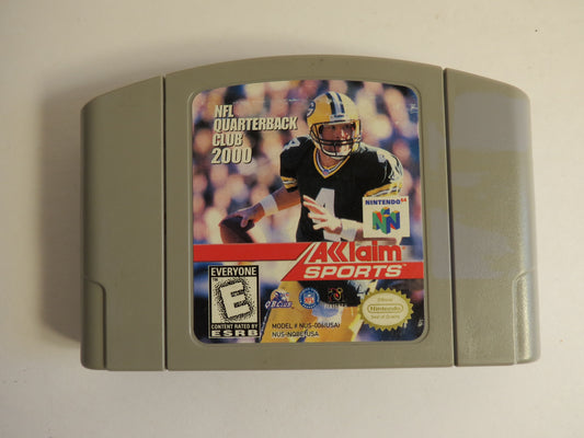 NFL Quarterback Club 2000 Nintendo 64 Game N64