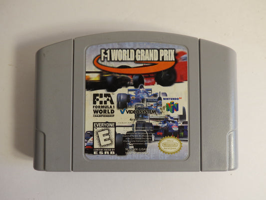 F-1 World Grand Prix Nintendo 64 Game N64