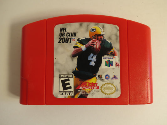 NFL Quarterback Club 2001 Red Nintendo 64 Game N64