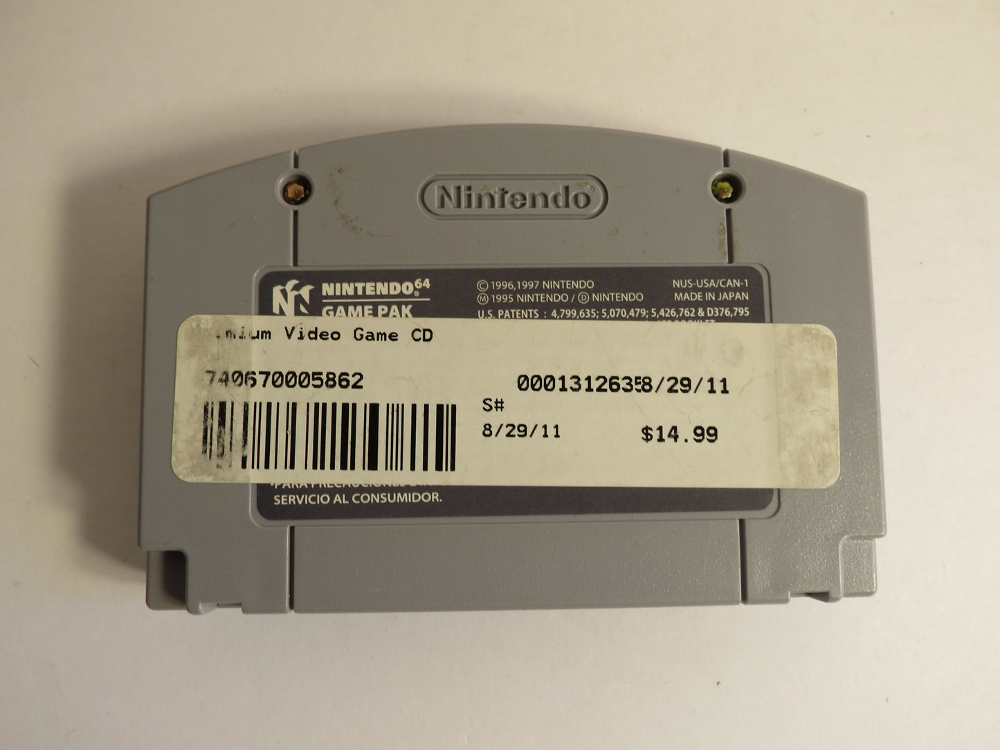 Kobe Bryant in NBA Courtside Nintendo 64 Game N64