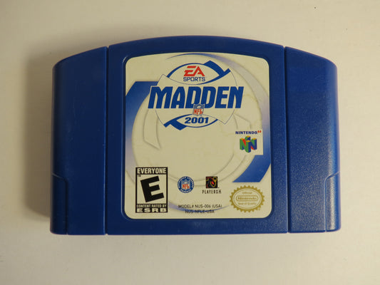 Madden 2001 Blue Nintendo 64 Game N64