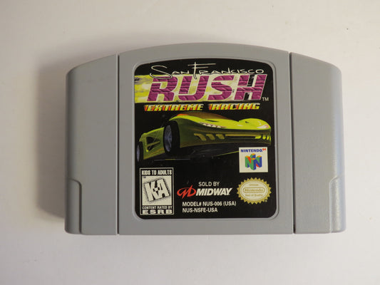 San Francisco Rush Extreme Racing Nintendo 64 Game N64