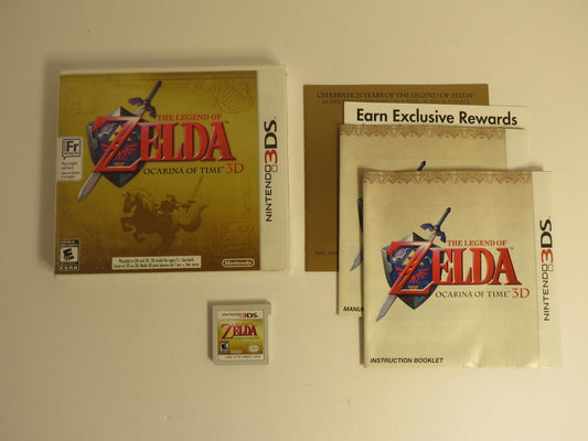 Legend of Zelda Ocarina of Time 3D Nintendo 3DS Game CIB
