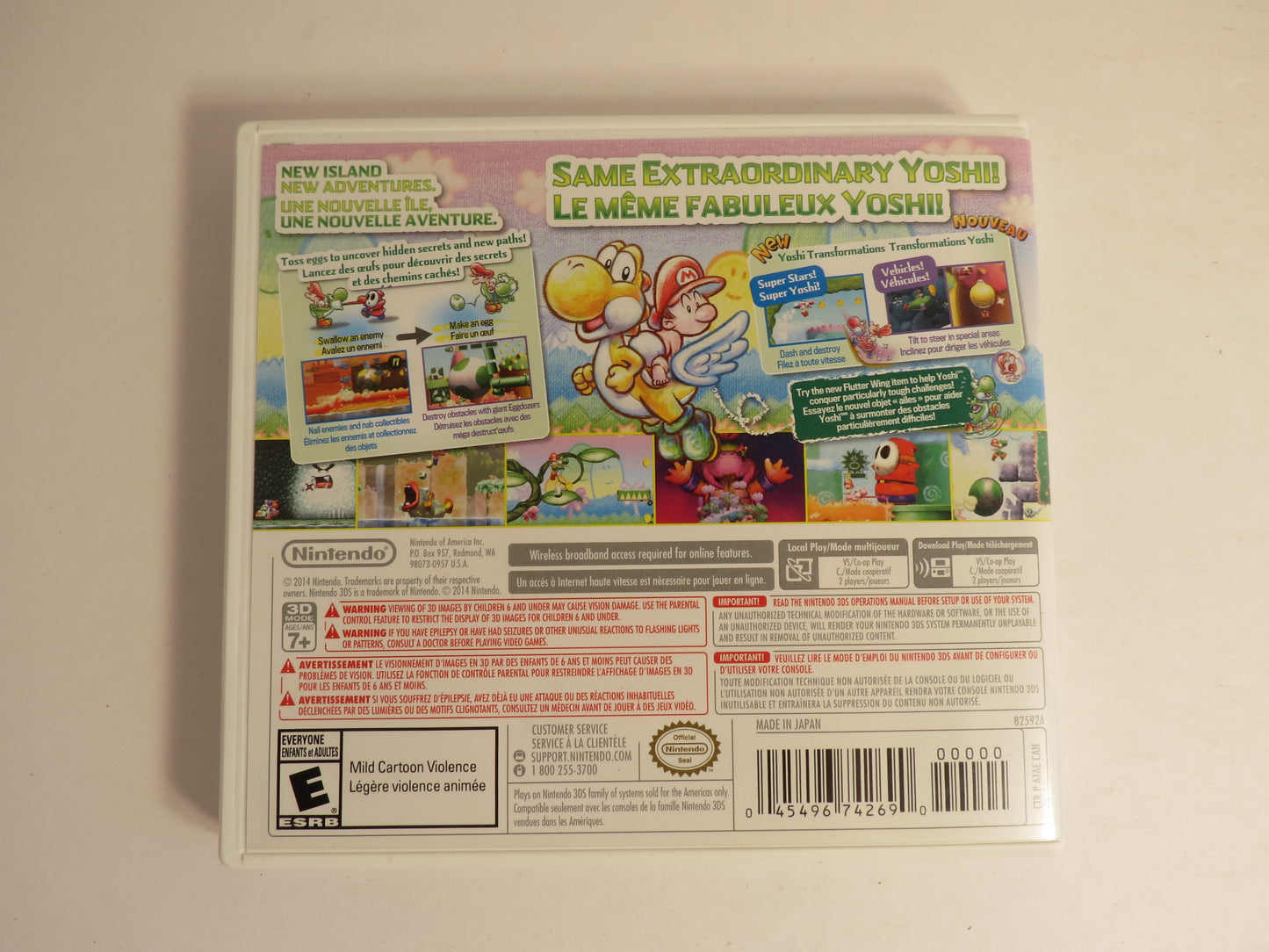 Yoshi's New Island Nintendo 3DS Game CB