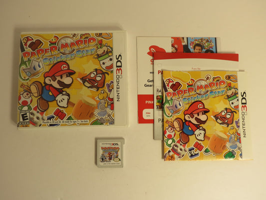 Paper Mario Sticker Star Nintendo 3DS Game CIB