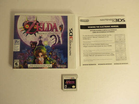 Legend of Zelda Majora's Mask 3D Nintendo 3DS Game CB