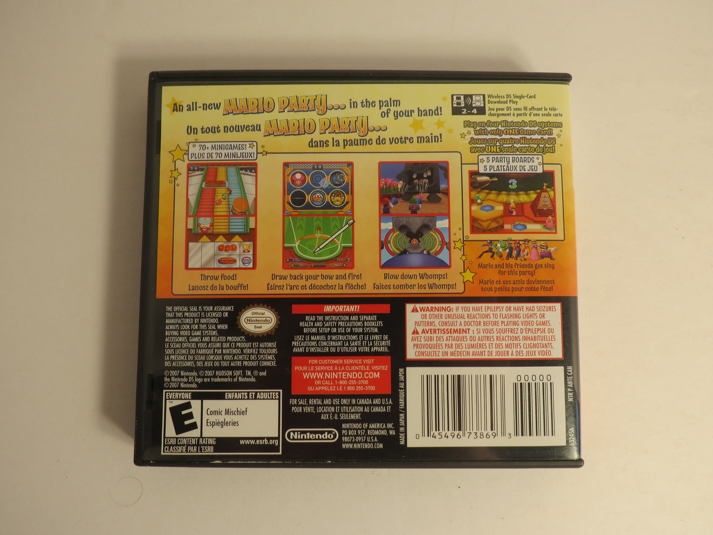 Mario Party DS Nintendo DS Game