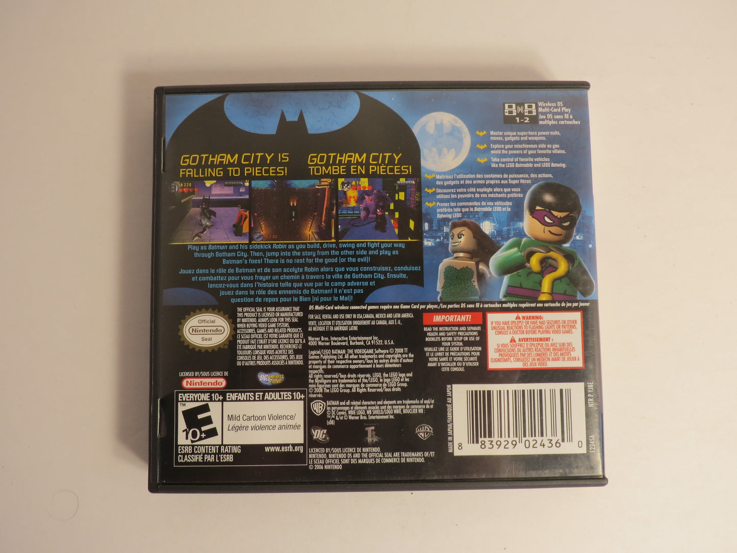 Lego Batman The Videogame DS Nintendo DS Game