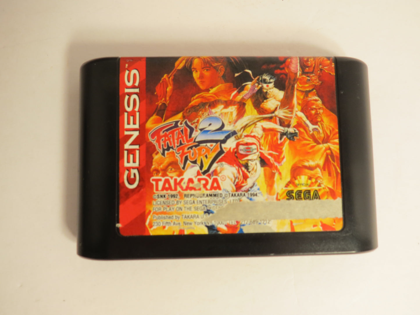 Fatal Fury 2  Sega Genesis Game CB