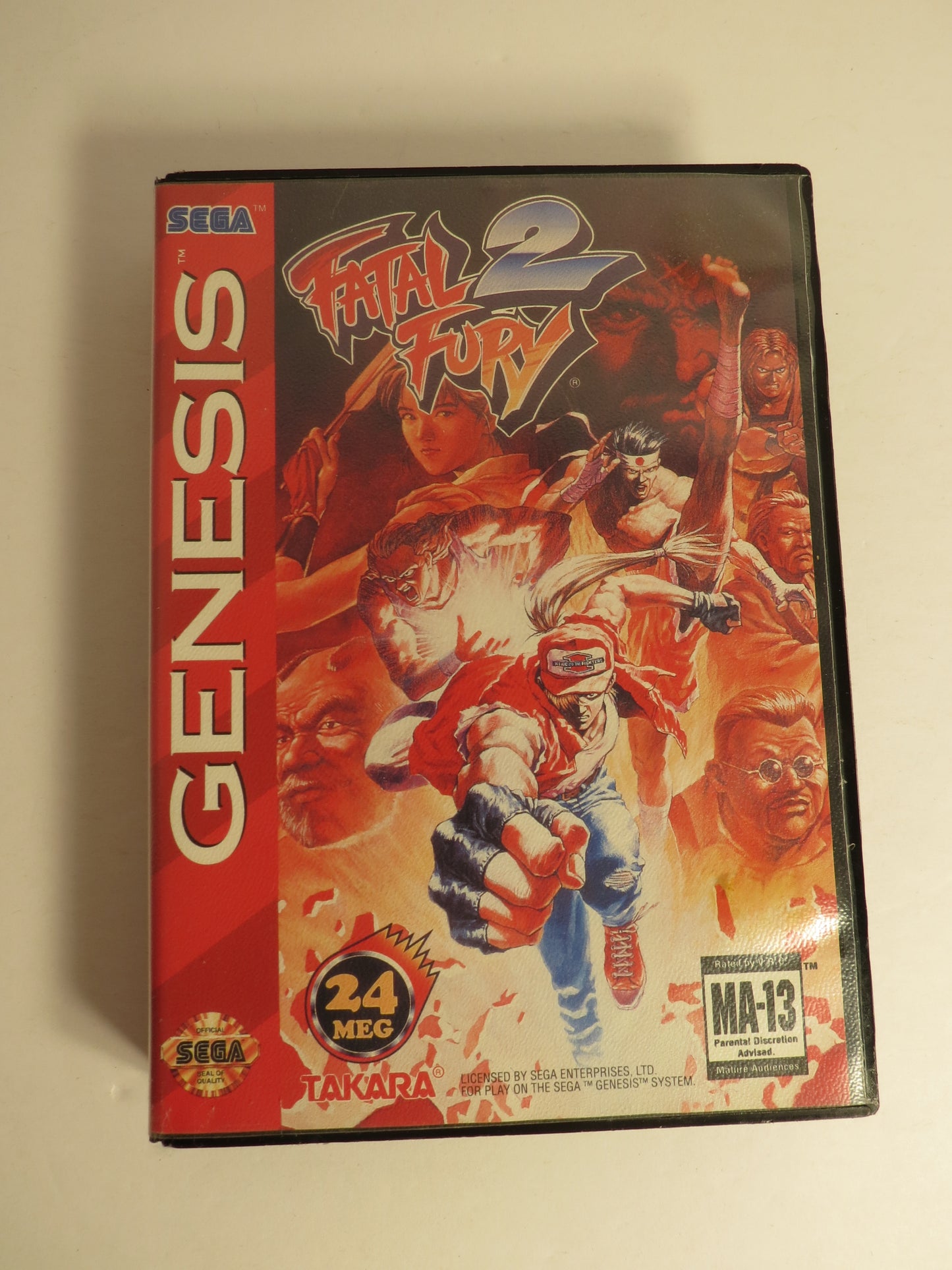 Fatal Fury 2  Sega Genesis Game CB