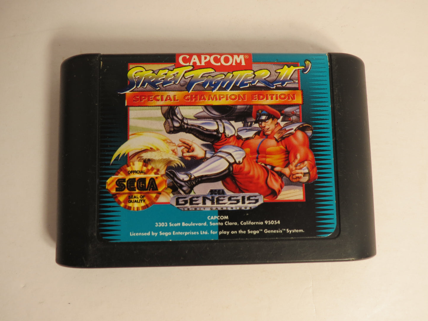 Street Fighter II Special Champion Edition Sega Genesis Game CB