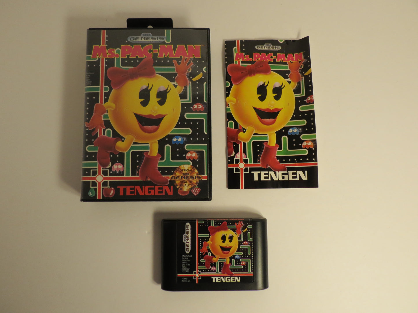 Ms. Pac-Man Sega Genesis Game CIB