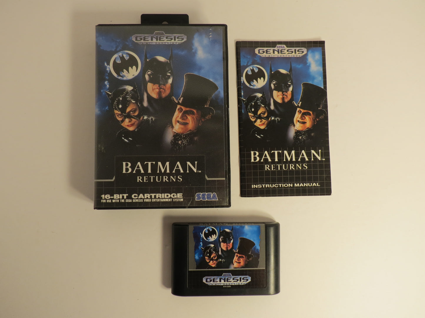 Batman Returns Sega Genesis Game CIB