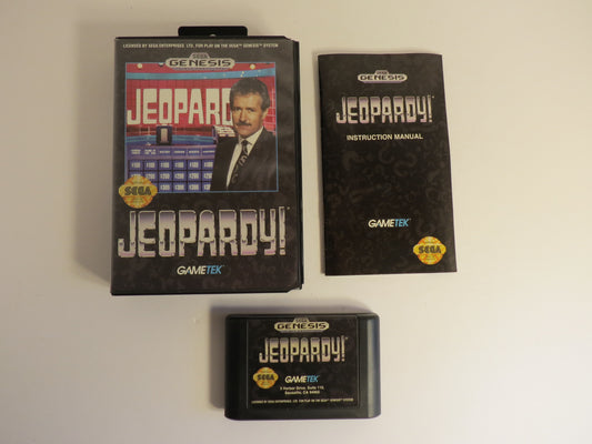 Jeopardy Sega Genesis Game CIB