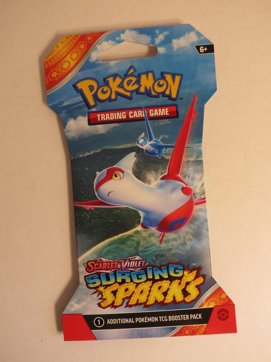 Scarlet & Violet Surging Sparks Pokemon Sleeved Booster Pack Sealed