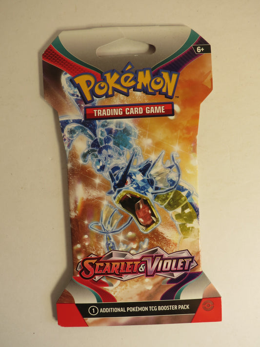 Scarlet & Violet Base Pokemon Sleeved Booster Pack Sealed