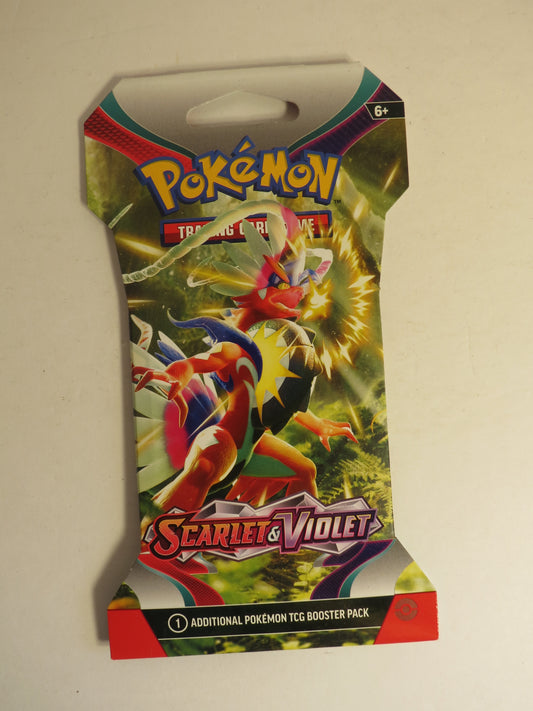 Scarlet & Violet Base Pokemon Sleeved Booster Pack Sealed
