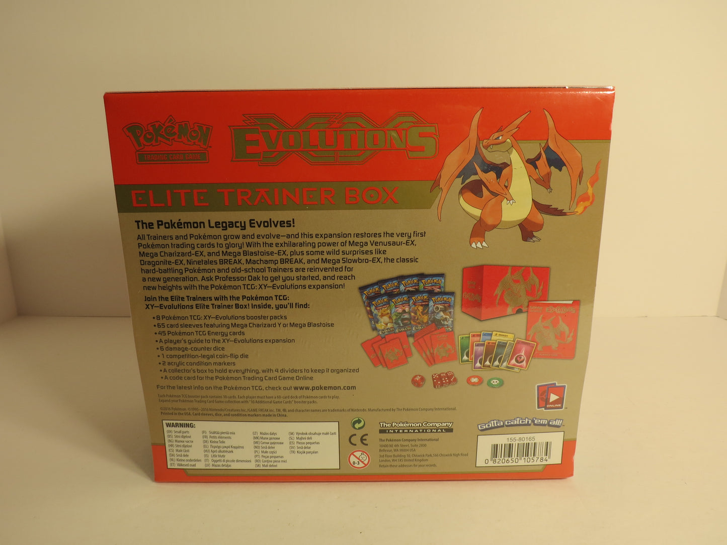 XY Evolutions Charizard Elite Trainer Box ETB Sealed