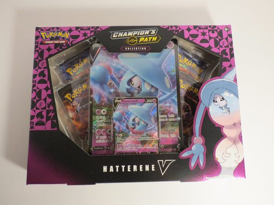 Hatterene V Champions Path Collection Box Pokemon Sealed