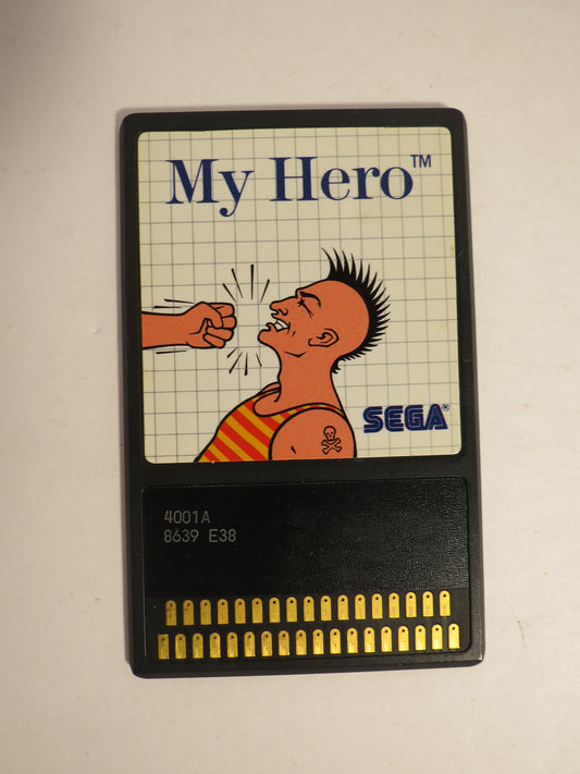 My Hero Sega Master System Game SMS
