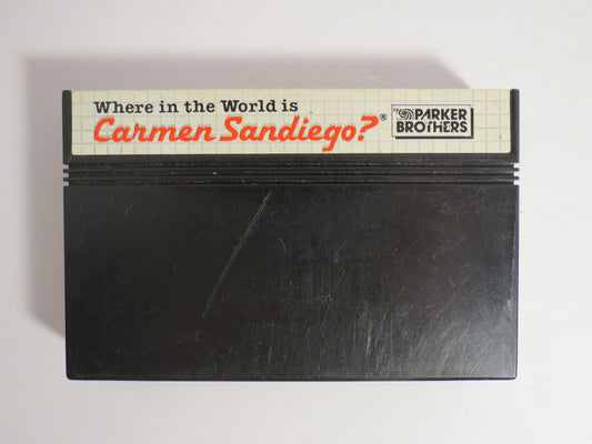 Where in the World is Carmen Sandiego Sega Master System Game SMS