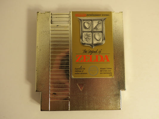 The Legend of Zelda Gold CAN Nintendo NES Game