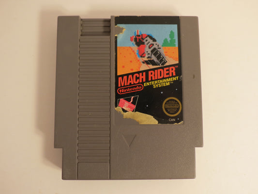 Mach Rider 5 Screw CAN Nintendo NES Game