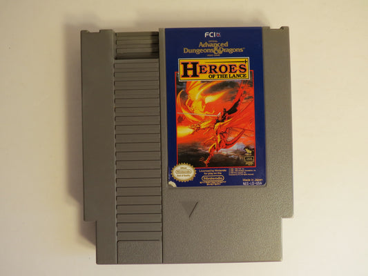 Heroes of the Lance Advanced Dungeons & Dragons Nintendo NES Game