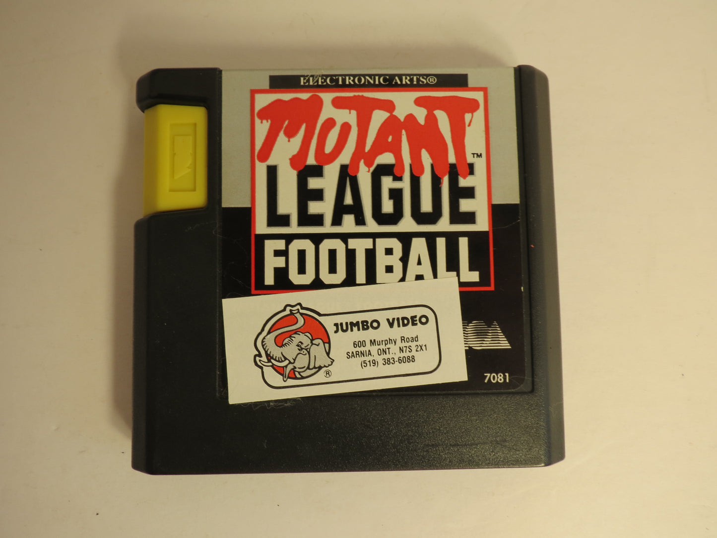 Mutant Legaue Football Sega Genesis Game CB