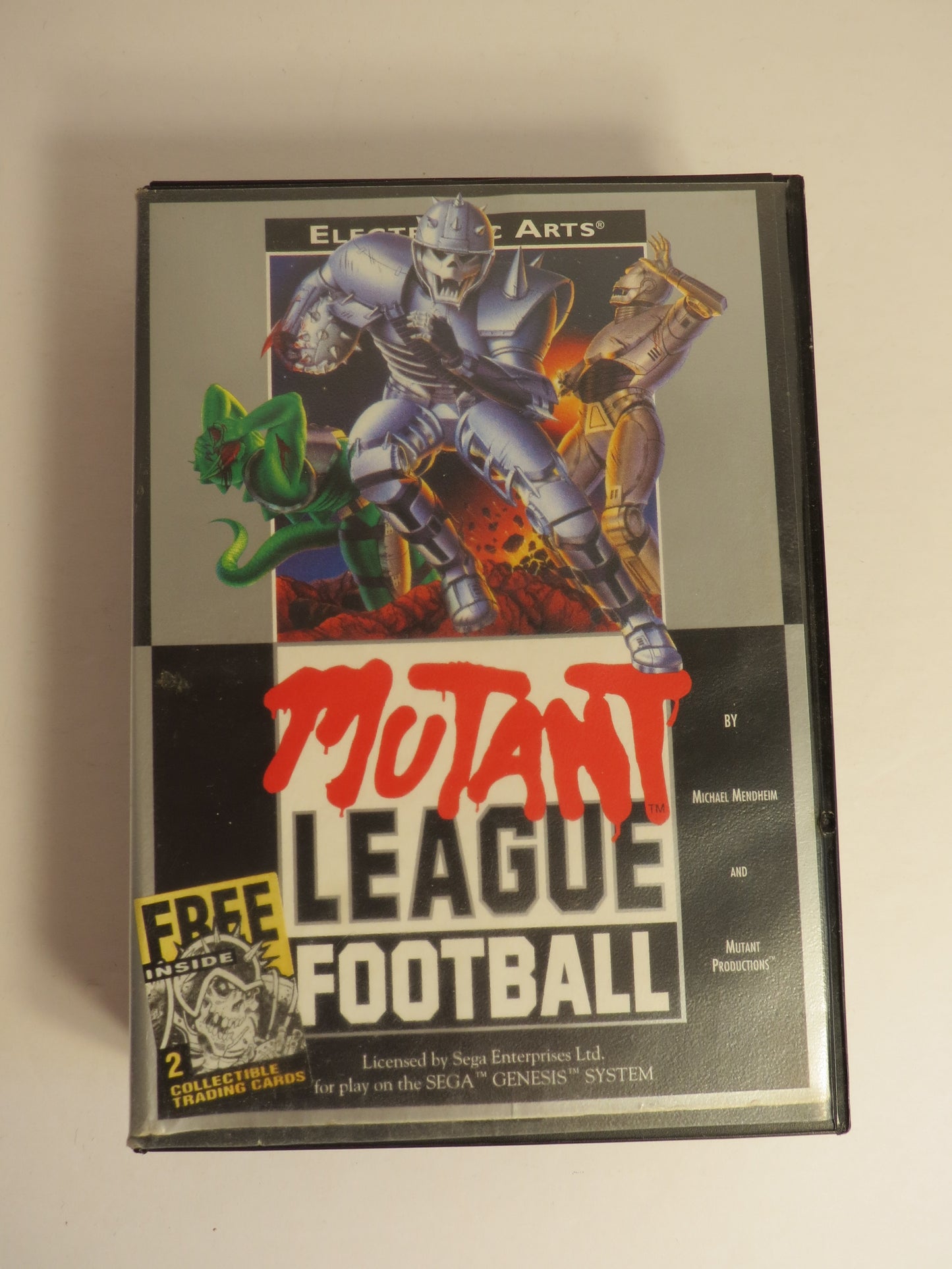 Mutant Legaue Football Sega Genesis Game CB
