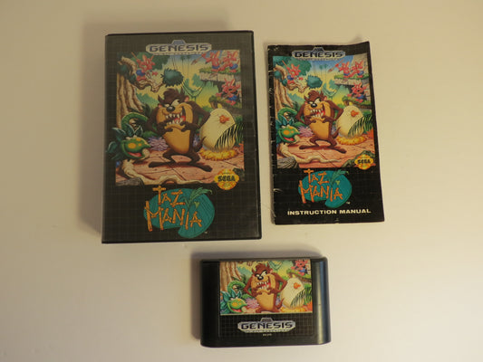 Taz-Mania Sega Genesis Game CIB