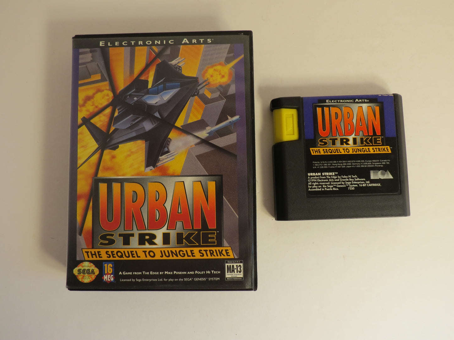 Urban Strike Sega Genesis Game CB