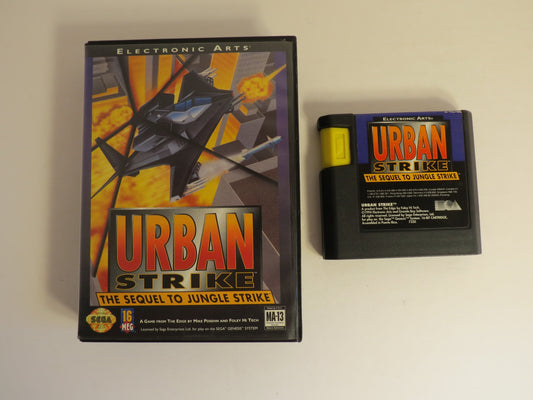 Urban Strike Sega Genesis Game CB