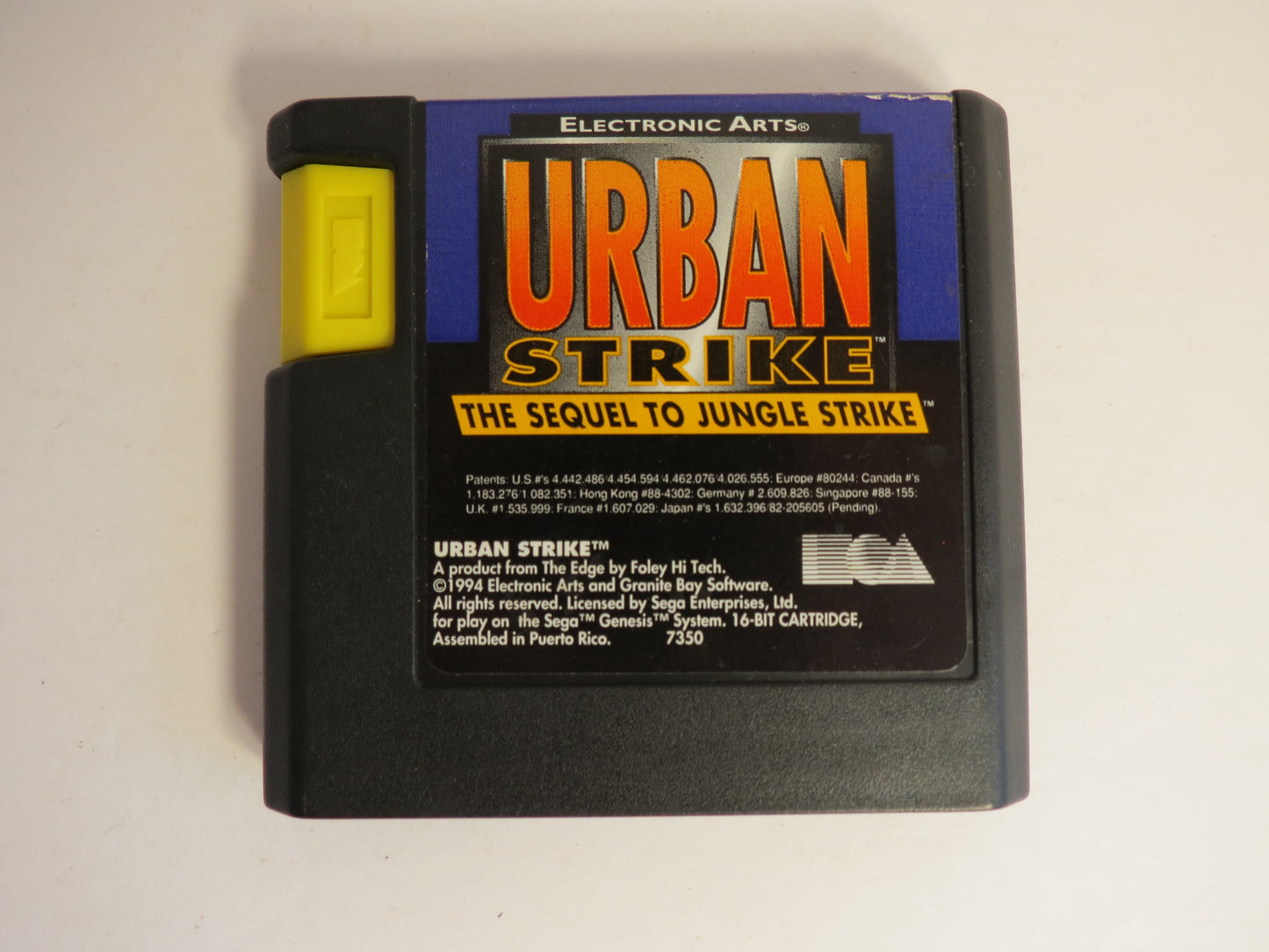 Urban Strike Sega Genesis Game CB
