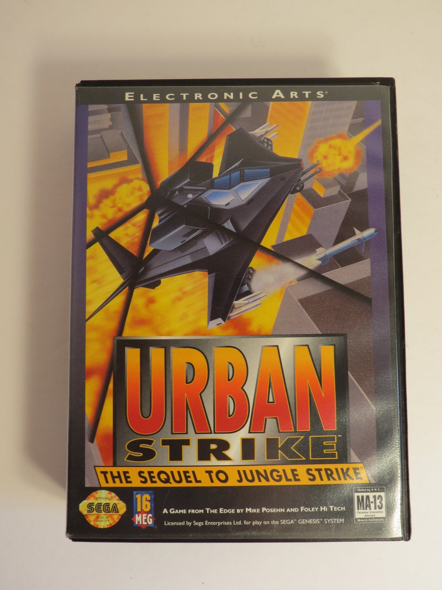 Urban Strike Sega Genesis Game CB
