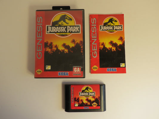 Jurassic Park Sega Genesis Game CIB