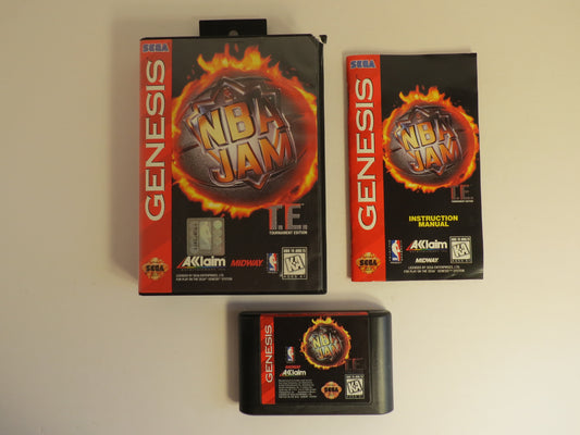 NBA Jam T.E. Tournament Edition Sega Genesis Game